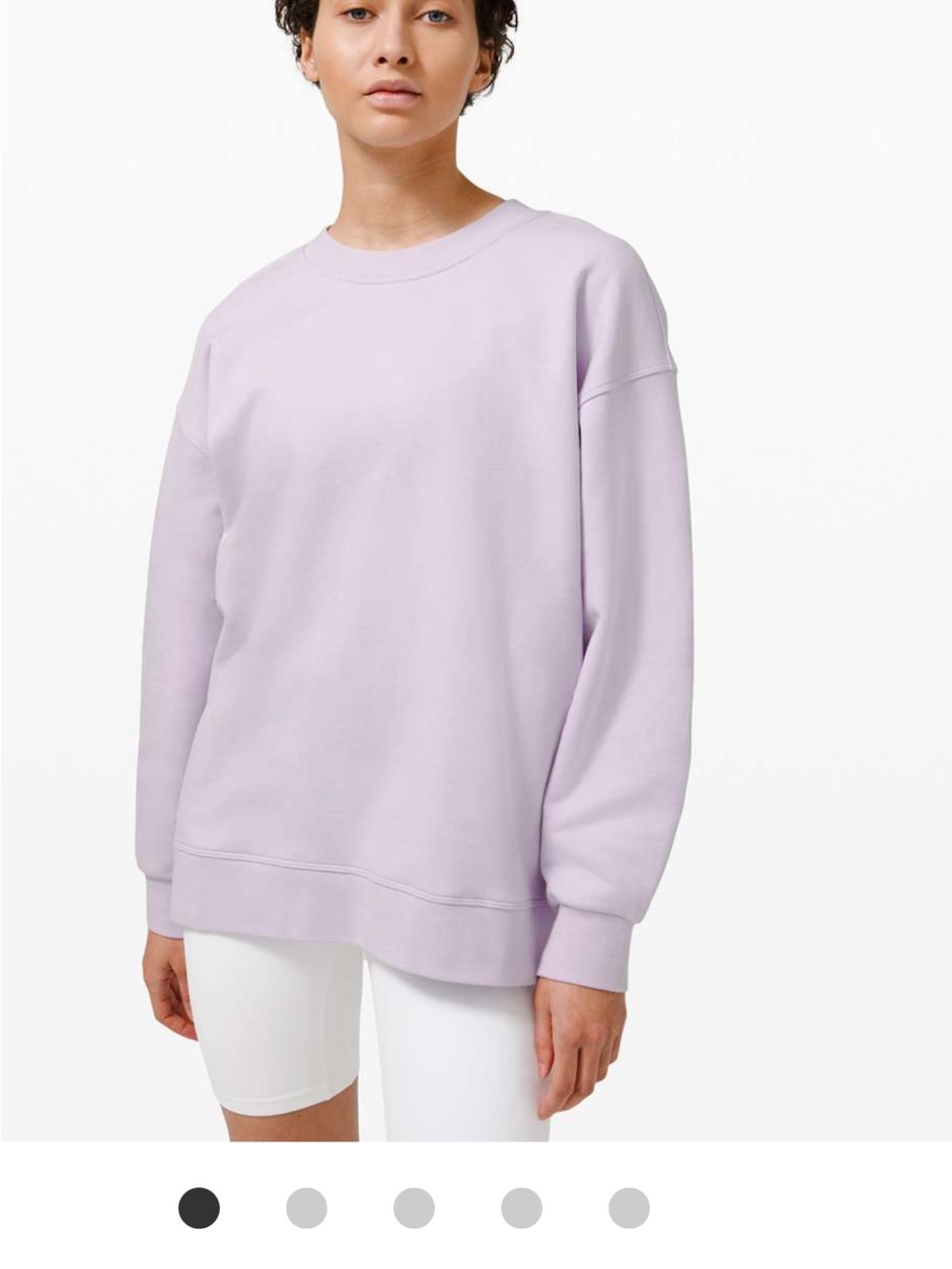 lululemon athletica Crewneck Sweater in Light Lavender